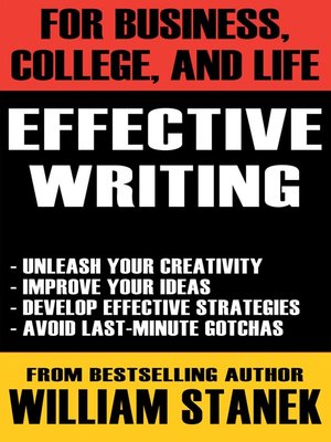cover image of Effective Writing for Business, College, and Life